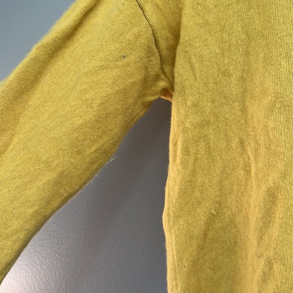 Everlane Cropped Sweater Yellow Size Medium - Picture 4 of 6